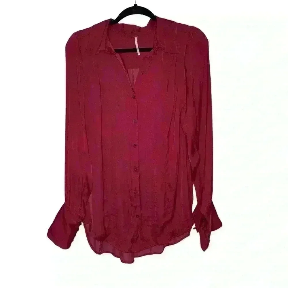 Free People button down